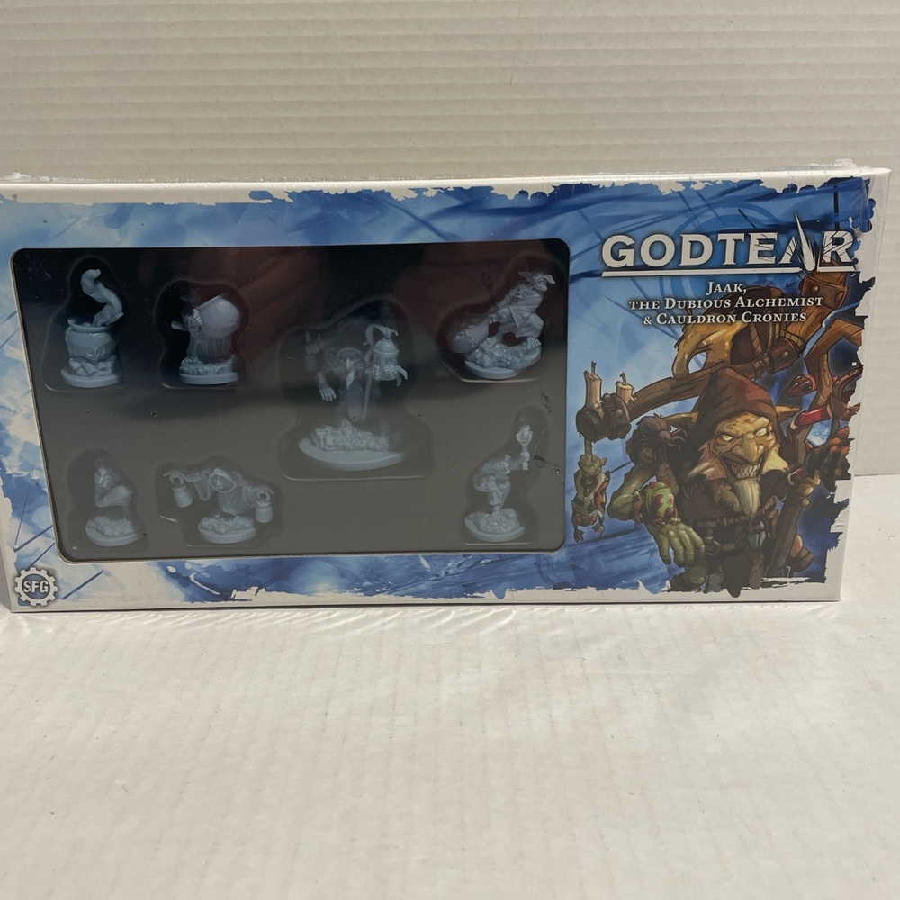 Godtear: Jaak, the Dubious Alchemist and Cauldron Cronies -Steamforged Games
